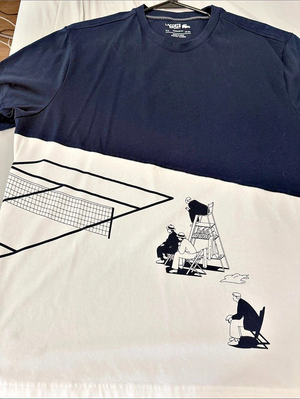 Lacoste Men’s 3XL Ultra Dry Tennis Heritage T-Shirt